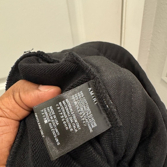 Amiri Core Logo Sweatpants Black - Picture 11 of 14